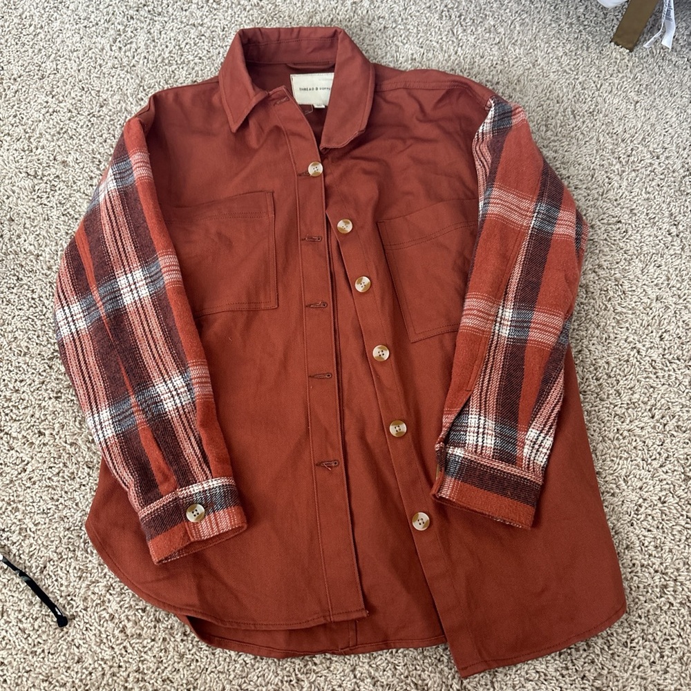 Thread & Supply Terracotta Shirt